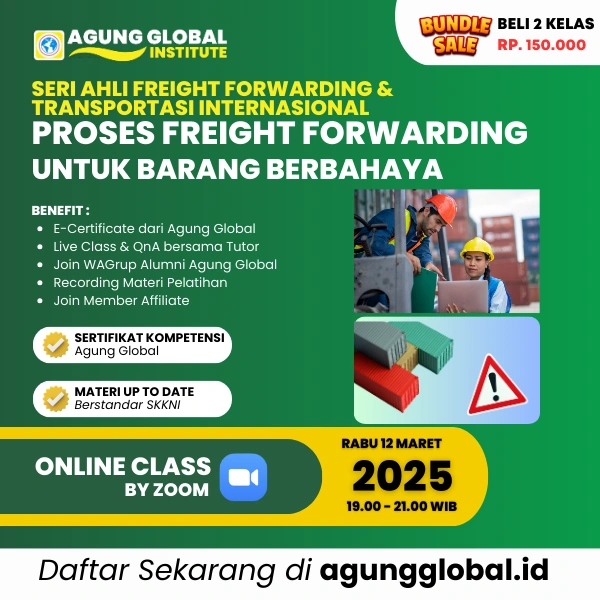 ONLINE - Proses Freight Forwarding untuk Barang Berbahaya
