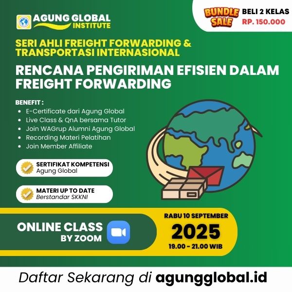 ONLINE - Rencana Pengiriman Efisien dalam Freight Forwarding