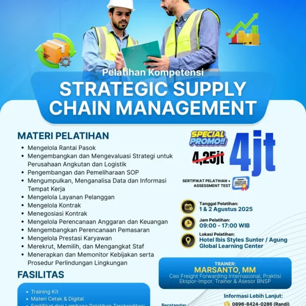 Pelatihan Kompetensi Strategic Supply Chain Management