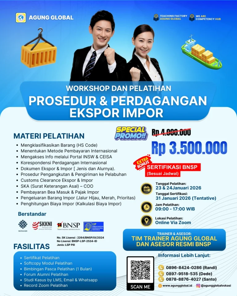 EXIM ONLINE JANUARI 2026